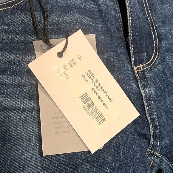 Verdugo Ankle Distressed Hem PAIGE Jeans Size 25 - Picture 4 of 7